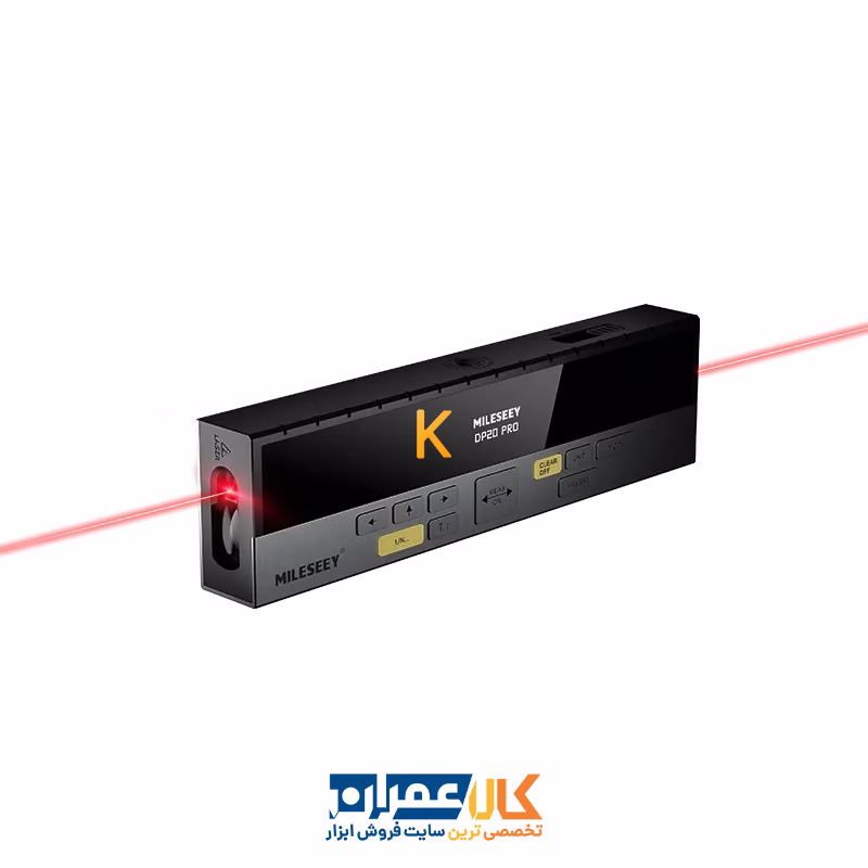 متر لیزری 120 متری دو طرفه مدل DP20Pro تیتانیوم مایلسی
