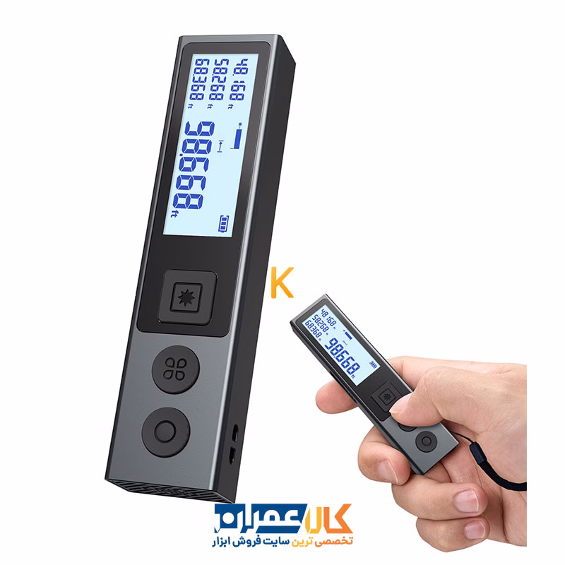 متر لیزری 40متری مدل M120 تیتانیوم مایلسی