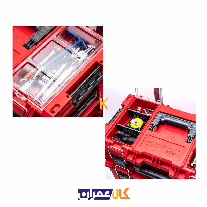 جعبه ابزار مدل SYSTEM PRIME TOOLBOX 150 PROFI RED ULTRA HD CUSTOM کیوبریک
