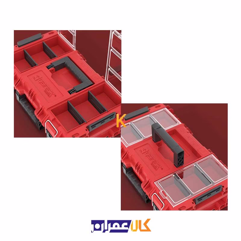 جعبه ابزار مدل SYSTEM PRIME TOOLBOX 150 PROFI RED ULTRA HD CUSTOM کیوبریک