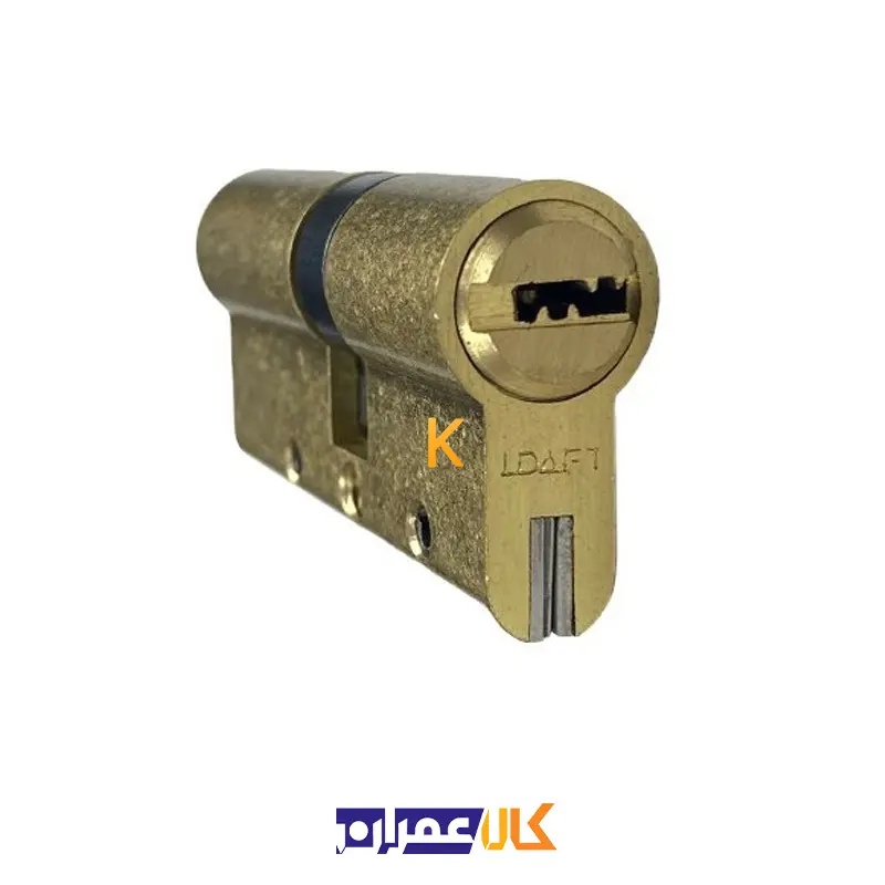 قفل سیلندری 7 سانت تمام برنج