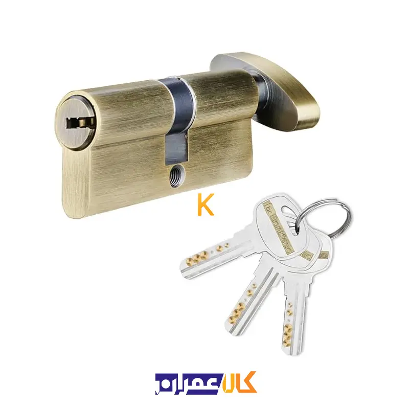 قفل سیلندر آپارتمانی 7 سانت زیتونی