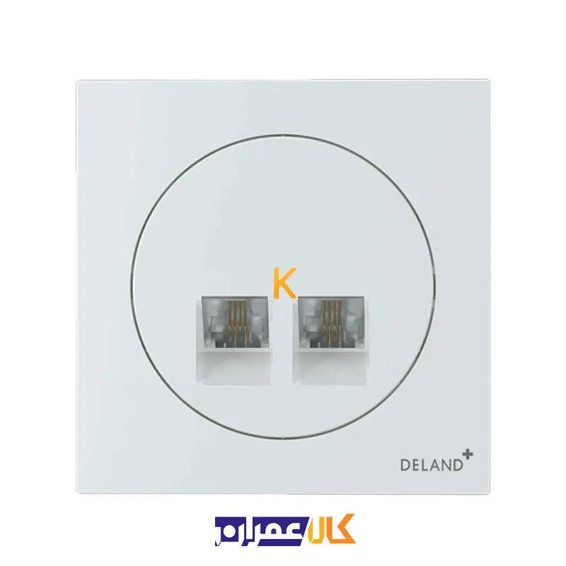 سوکت تلفن دوقلو مدل آوا دلند پلاس
