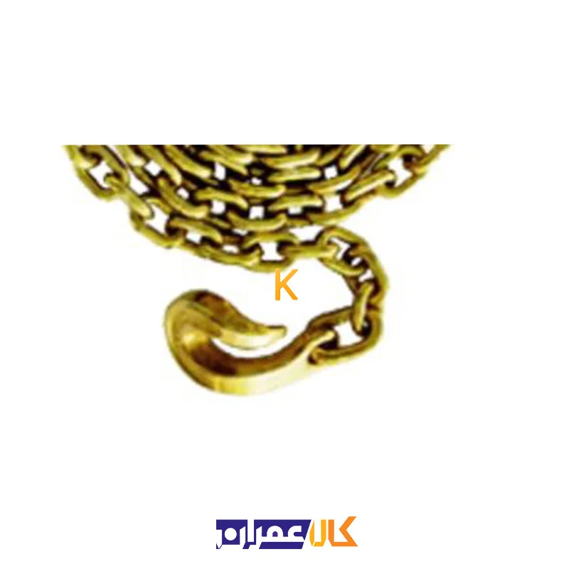 زنجیر یک سر قلاب 10 تن سایز 13 (6 متری)