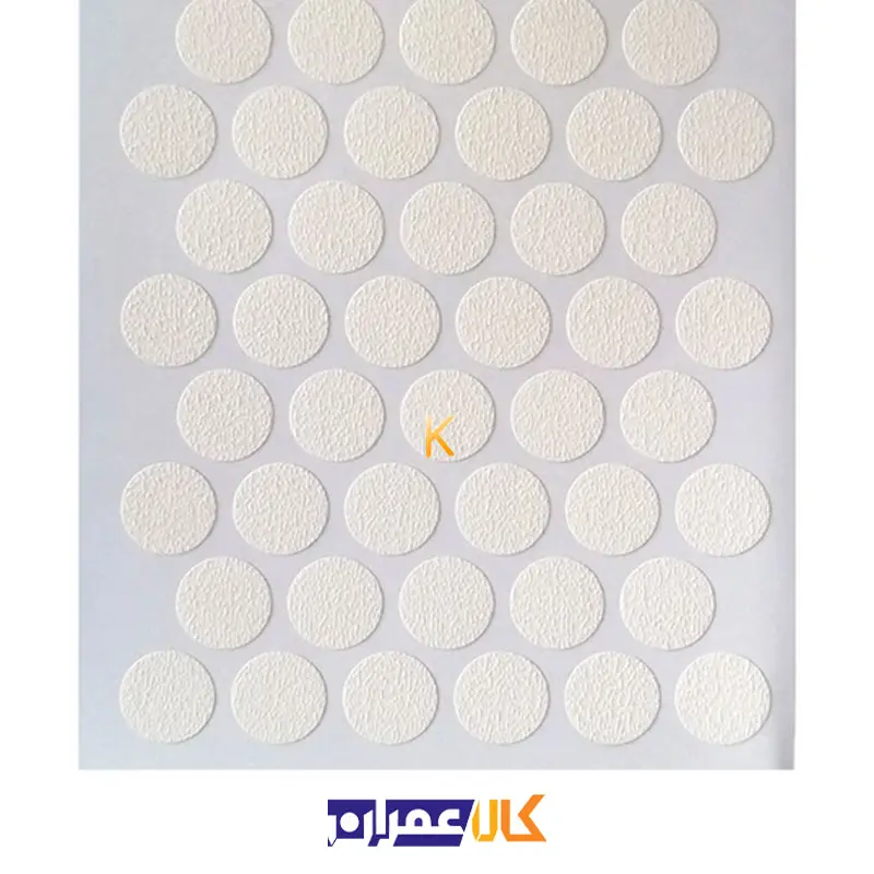 پولکی چسبی سفید سوزنی اپکس
