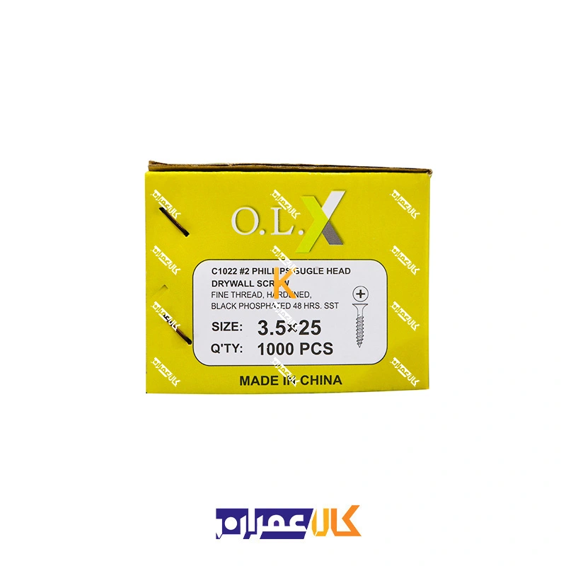 پیچ سازه به سازه 9.5 نوک تیز اولیکس