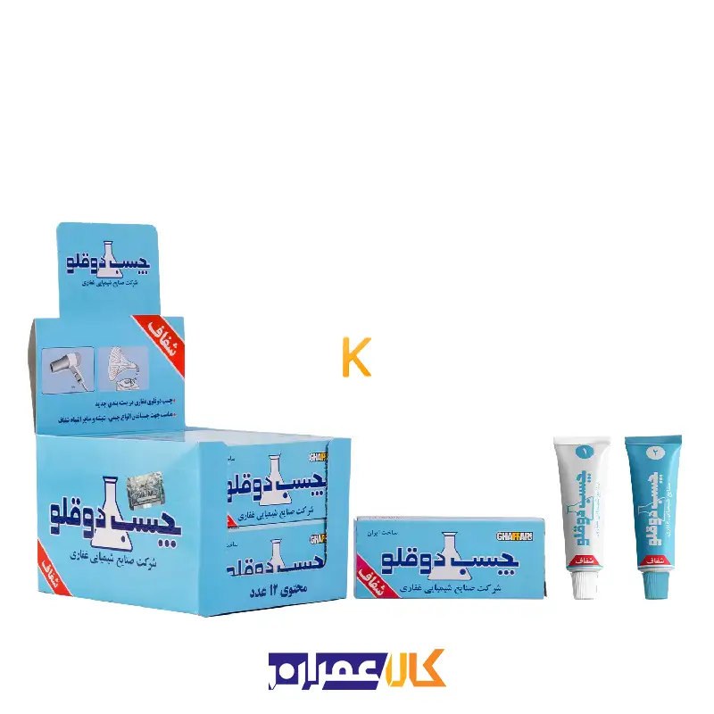 چسب دوقلوی شفاف غفاری