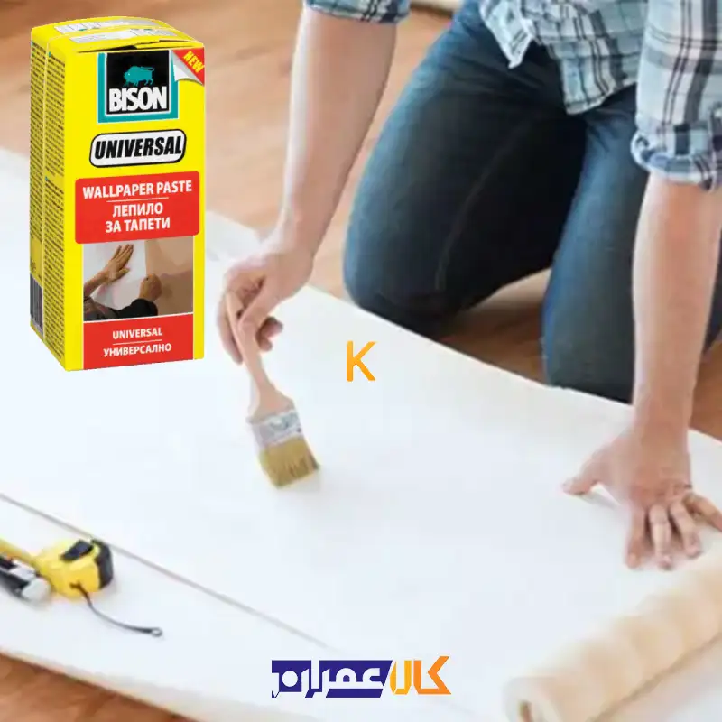 چسب کاغذ دیواری بایسون