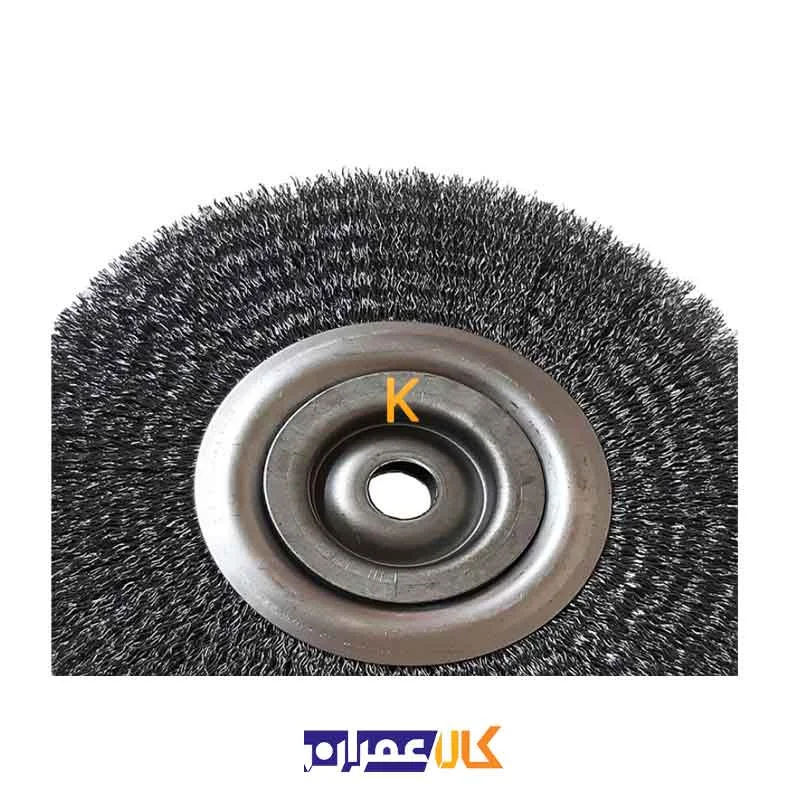 فرچه سیمی تخت افشان HT-0020 صنعت برس