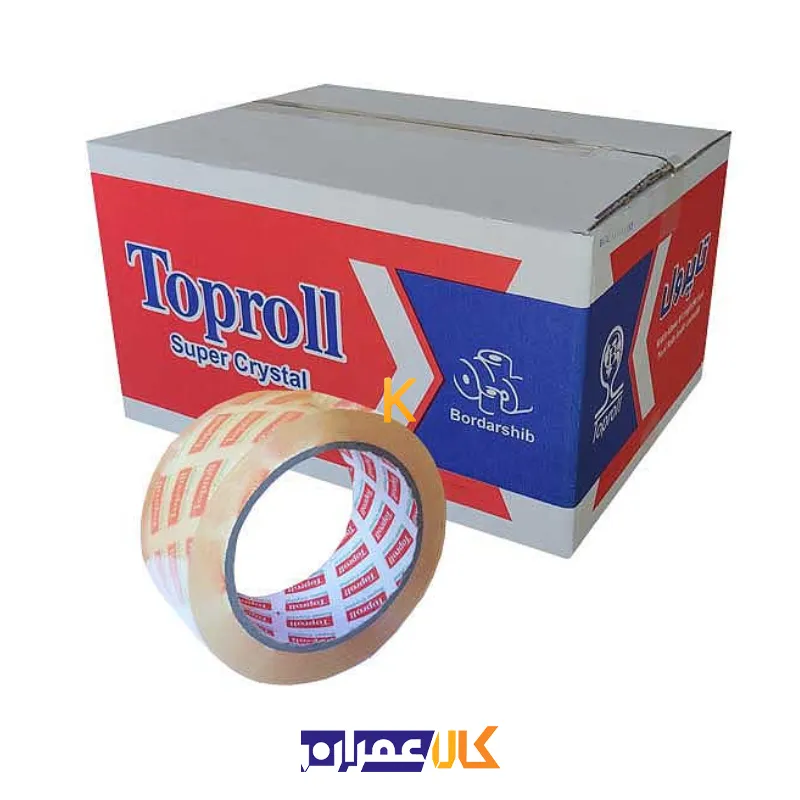 نوار چسب پهن 90 یارد تاپ رول
