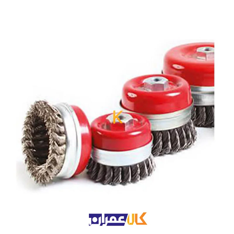 فرچه سیمی کاسه ای بافته 00BK جهان برس