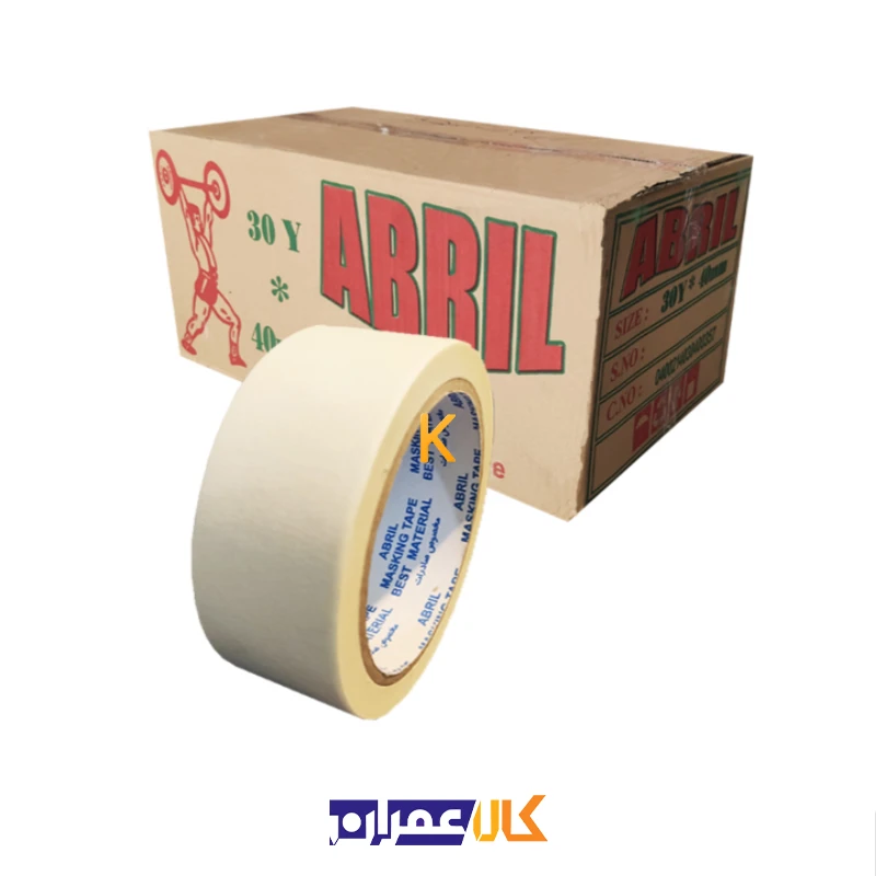 چسب کاغذی 4 سانتی 30 یارد آبریل