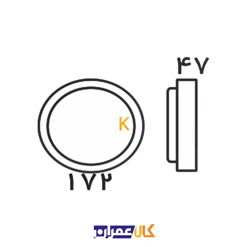چراغ پنلی 15 وات روکار TriProof افراتاب