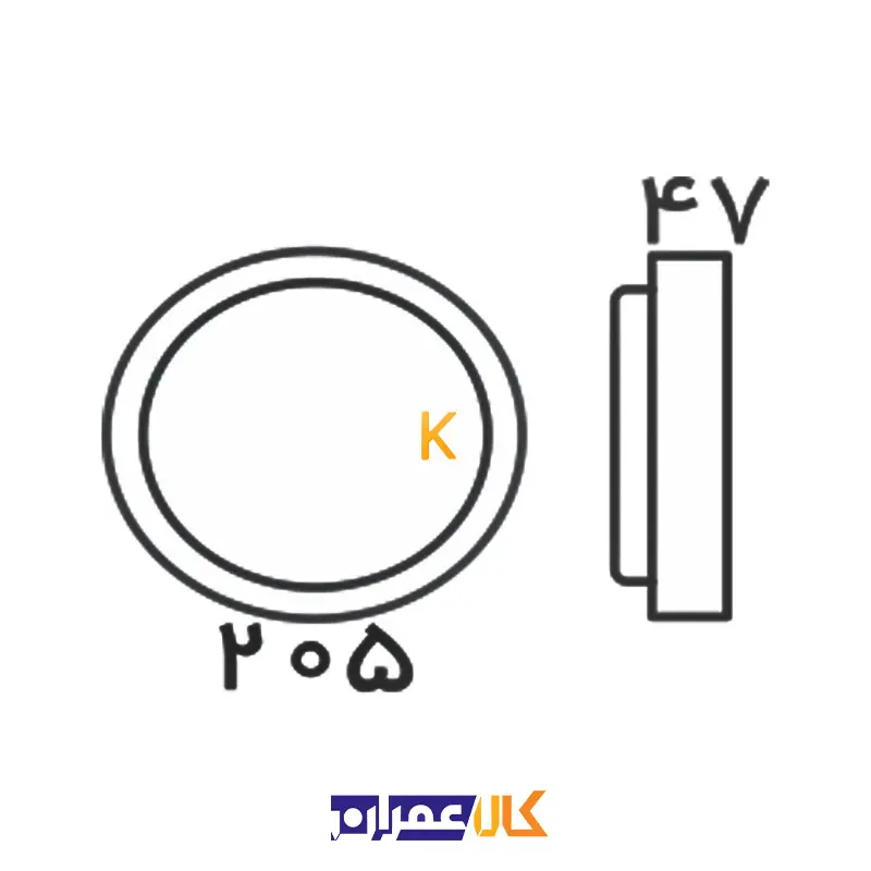 چراغ پنلی 20 وات روکار TriProof افراتاب