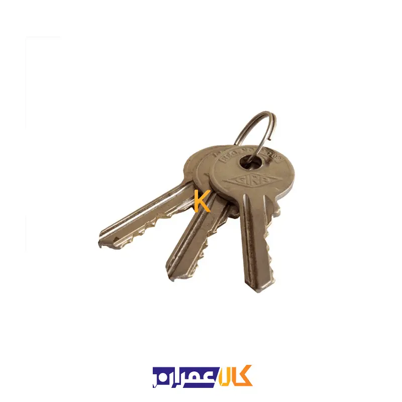 قفل آویز 75 برنجی تخت 006 گیرا