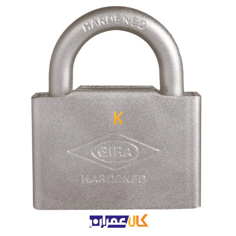 قفل آویز 75 سوپر روکشدار 028 گیرا