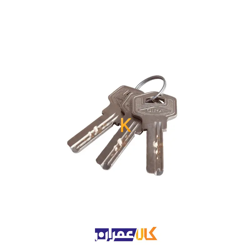 قفل کتابی 600 برنجی کلید کامپیوتری 033 گیرا