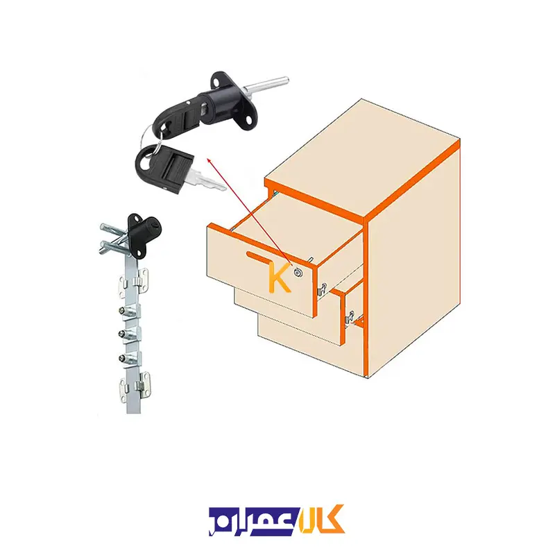 قفل فایل سه کشو و چهار کشو N93 نایس