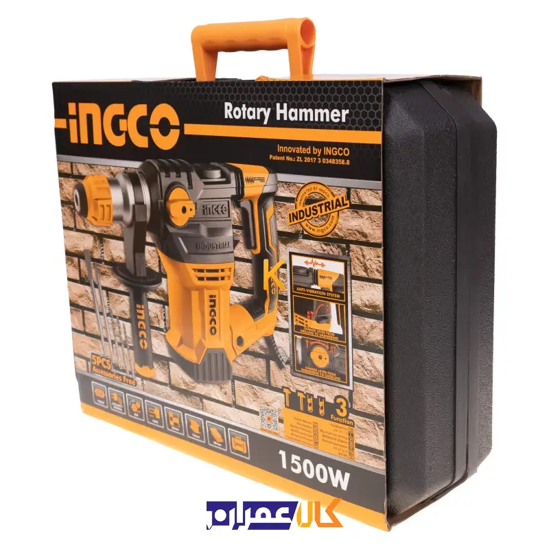 دریل بتن کن چهار شیار RH-150028 اینکو