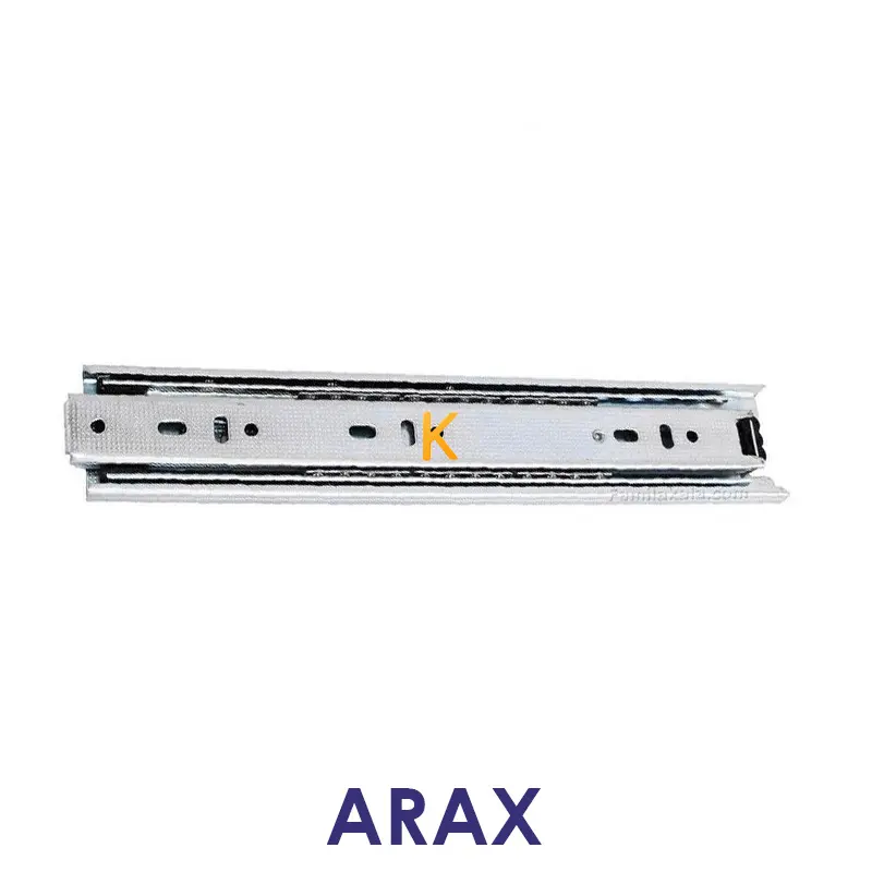 ریل ساچمه ای دو تکه کابینت آراکس
