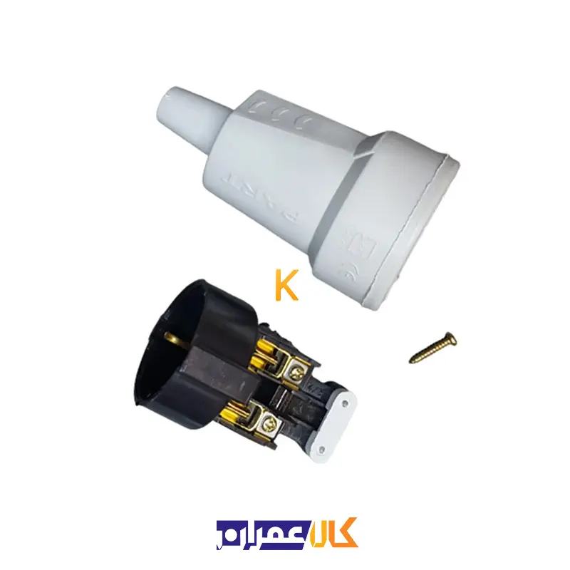 دو شاخه برق مادگی صنعتی پارت الکتریک