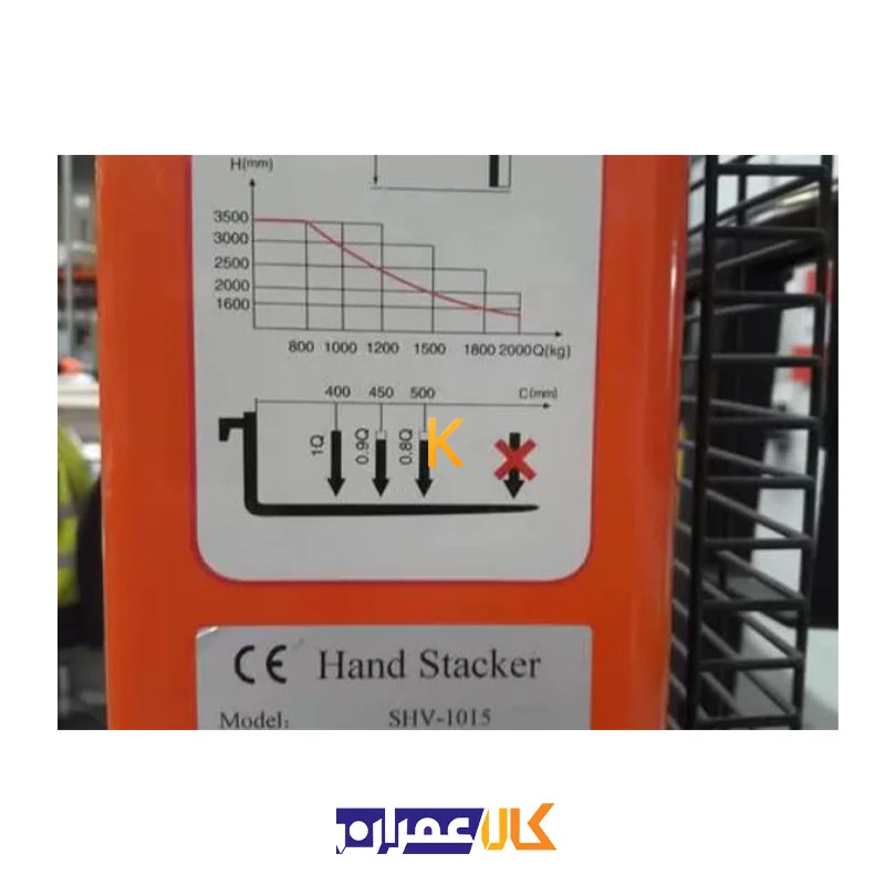 استاکر دستی 2 تن هاردکس