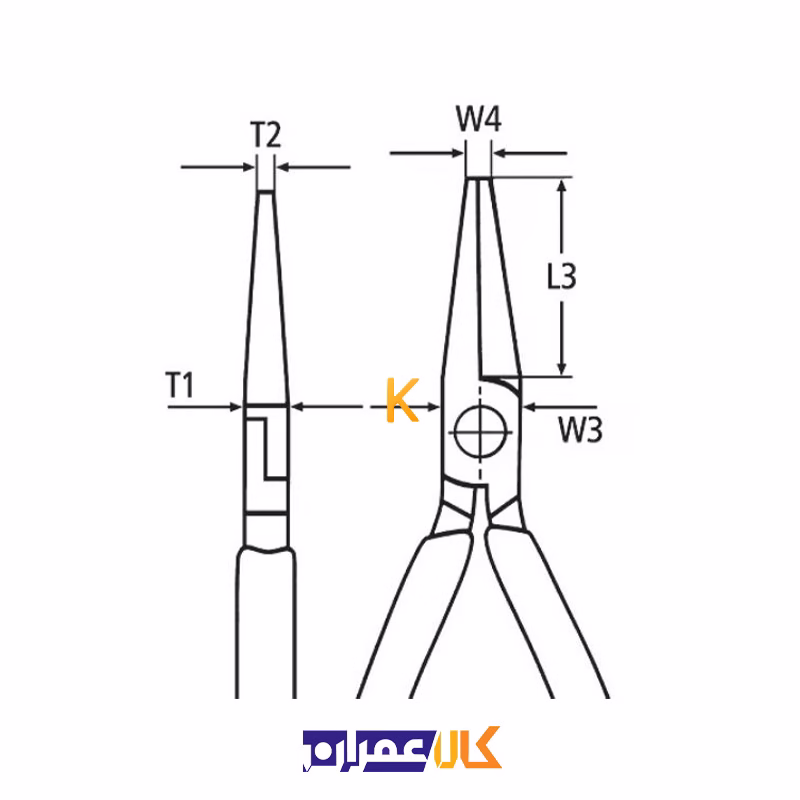 دم باریک مدل 3013160 کنیپکس