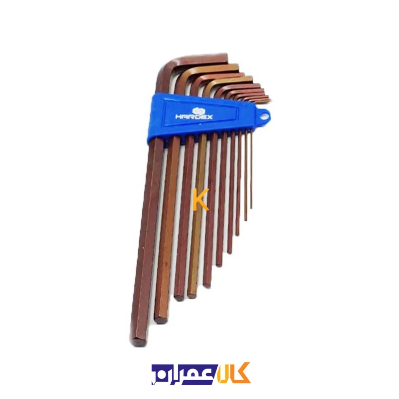 ست آلن 6 گوش فوق بلند 10 عددی هاردکس