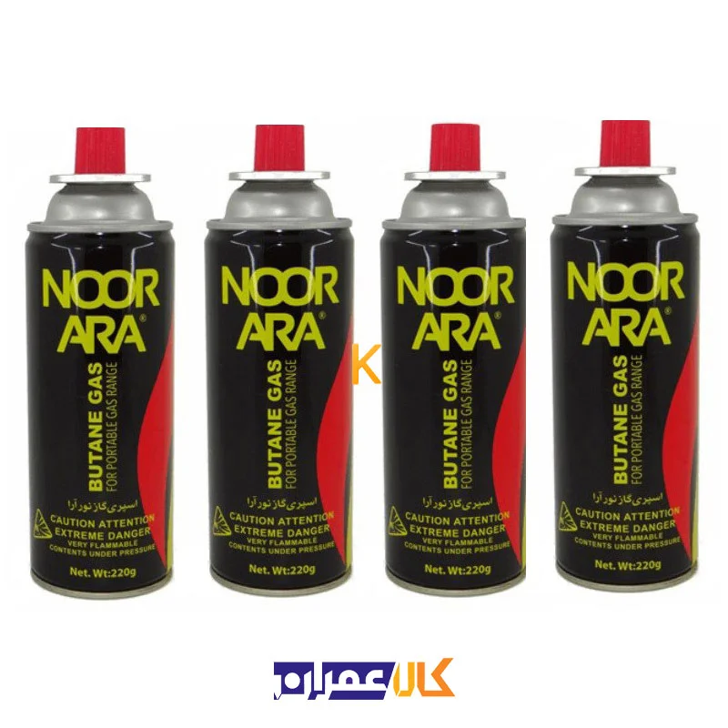کپسول گاز مسافرتی نورآرا حجم ۲۲۰ گرم