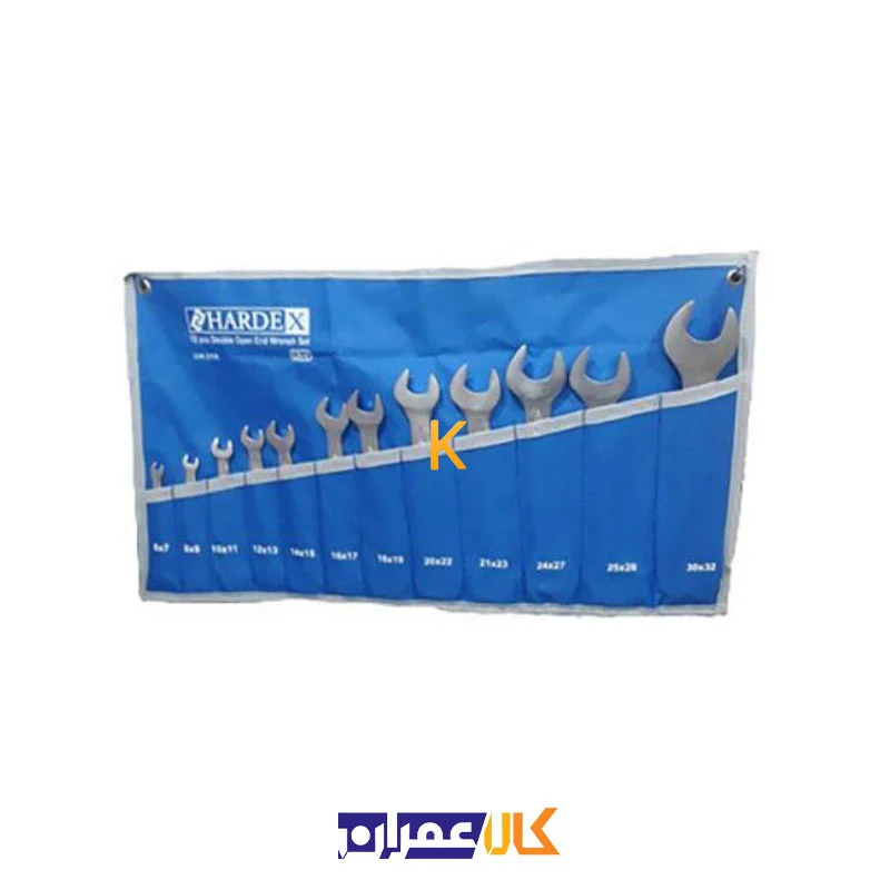ست آچار یک سر تخت یک سر رینگ هاردکس