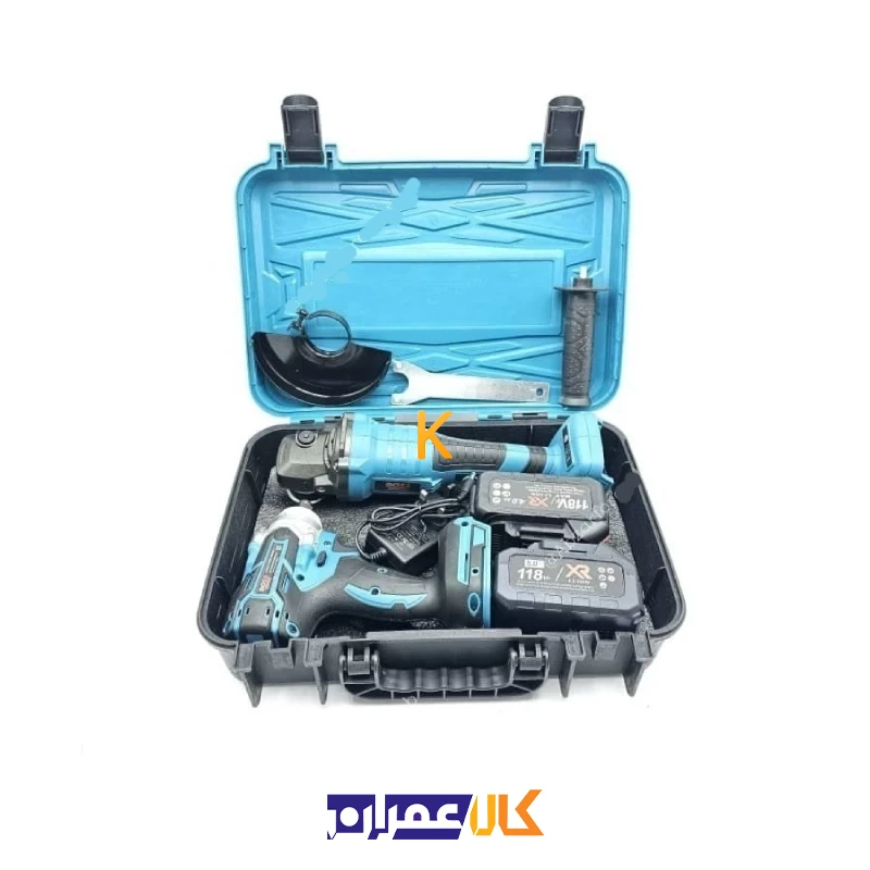 مجموعه دو عددی مینی فرز و بکس شارژی براشلس باس