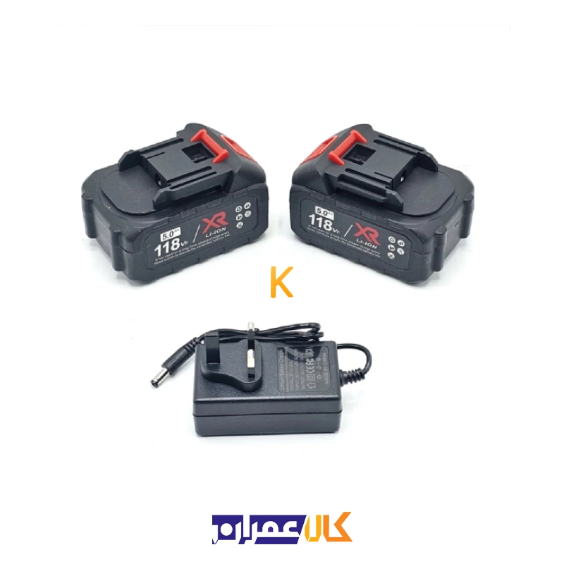 مجموعه دو عددی دریل شارژی چکشی و بکس شارژی براشلس باس