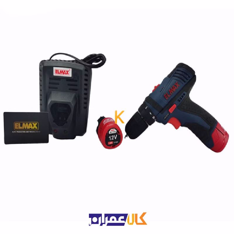 دریل شارژی 12 ولت C.D 232 المکس
