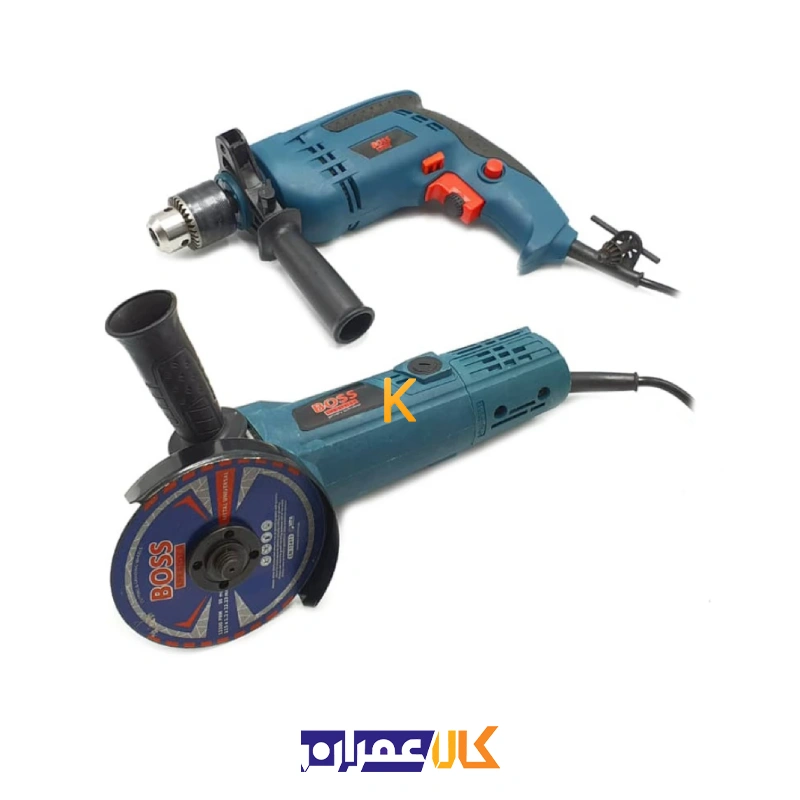 دریل چکشی و مینی فرز LIFE-STYLE باس