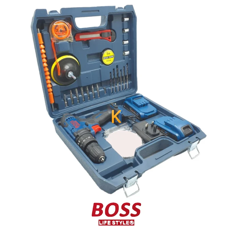 دریل پیچ گوشتی شارژی چکشی CORDLESS_DRILL باس