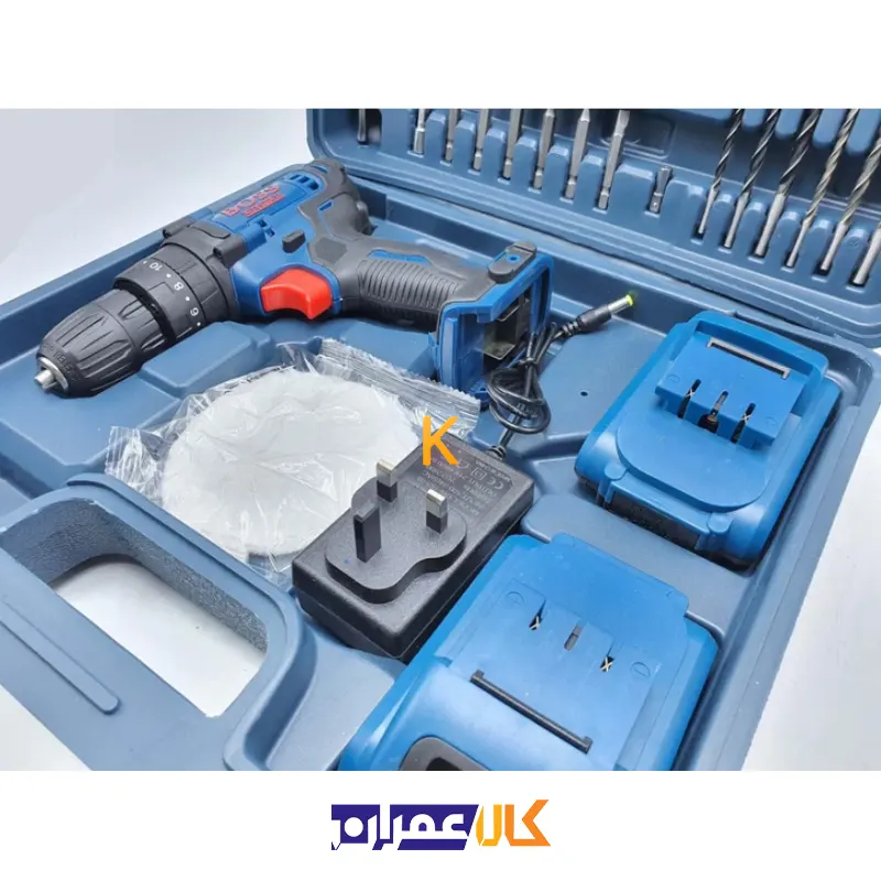 دریل پیچ گوشتی شارژی چکشی CORDLESS_DRILL باس