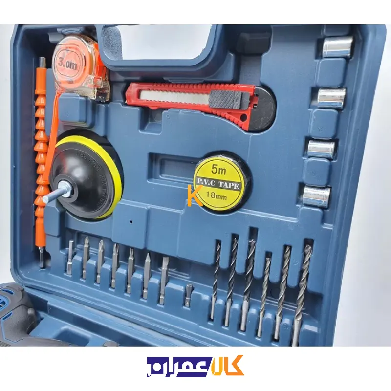 دریل پیچ گوشتی شارژی چکشی CORDLESS_DRILL باس