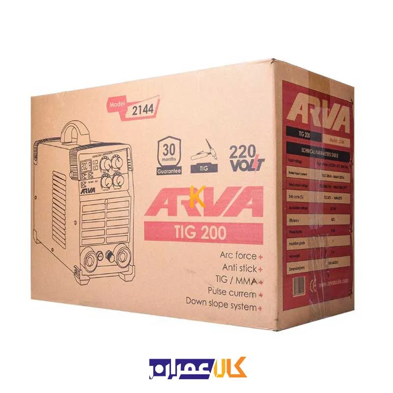 دستگاه جوشکاری آرگون مدل 2144 آروا