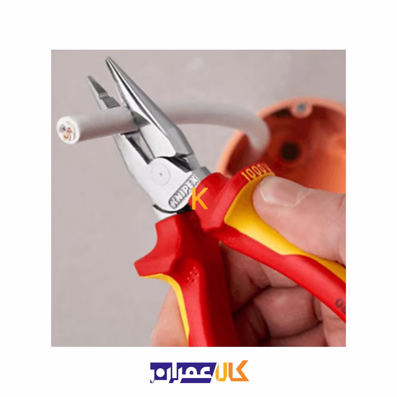 انبردست نوک باریک فشارقوی مدل 0826185 کنیپکس