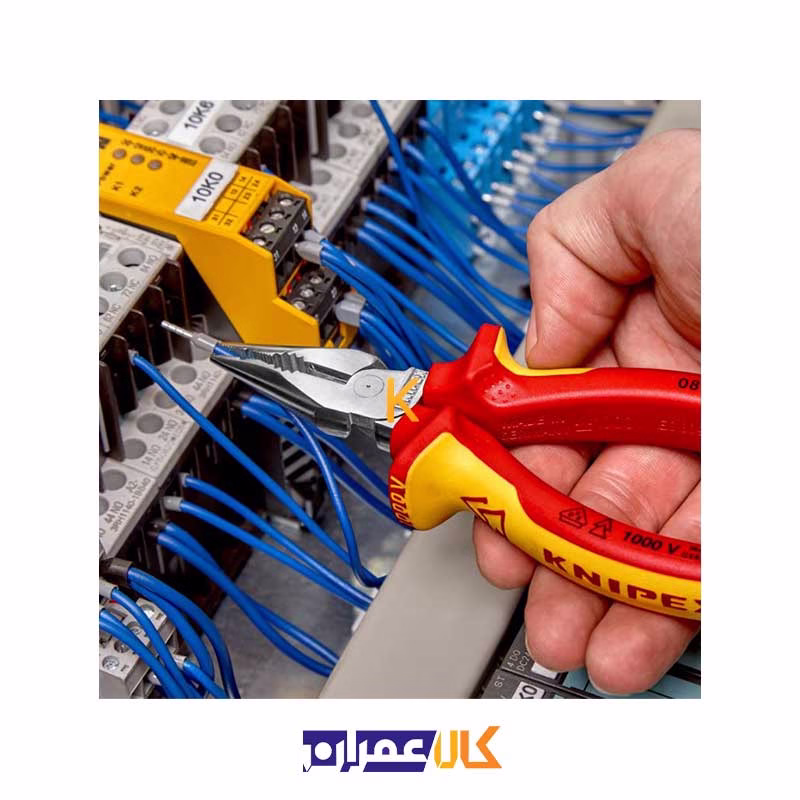 انبردست نوک باریک فشارقوی مدل 0826145 کنیپکس