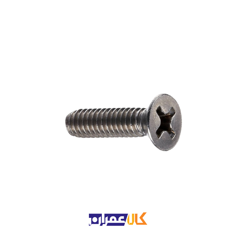 پیچ سرتخت چهارسو 4.2 استیل