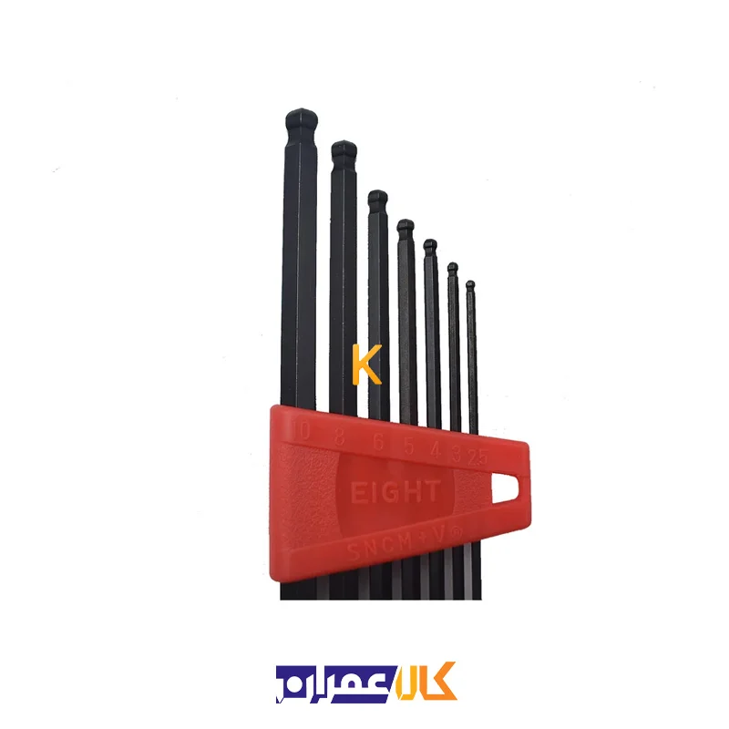 ست آچار آلن کارتی سر گرد مدل 016 ایت