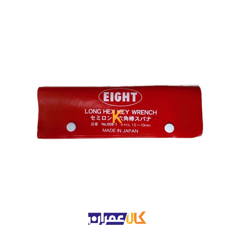 ست آچار آلن کیفی نیمه بلند مدل 008 ایت