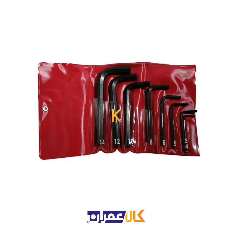 ست آچار آلن کیفی کوتاه مدل 012 ایت