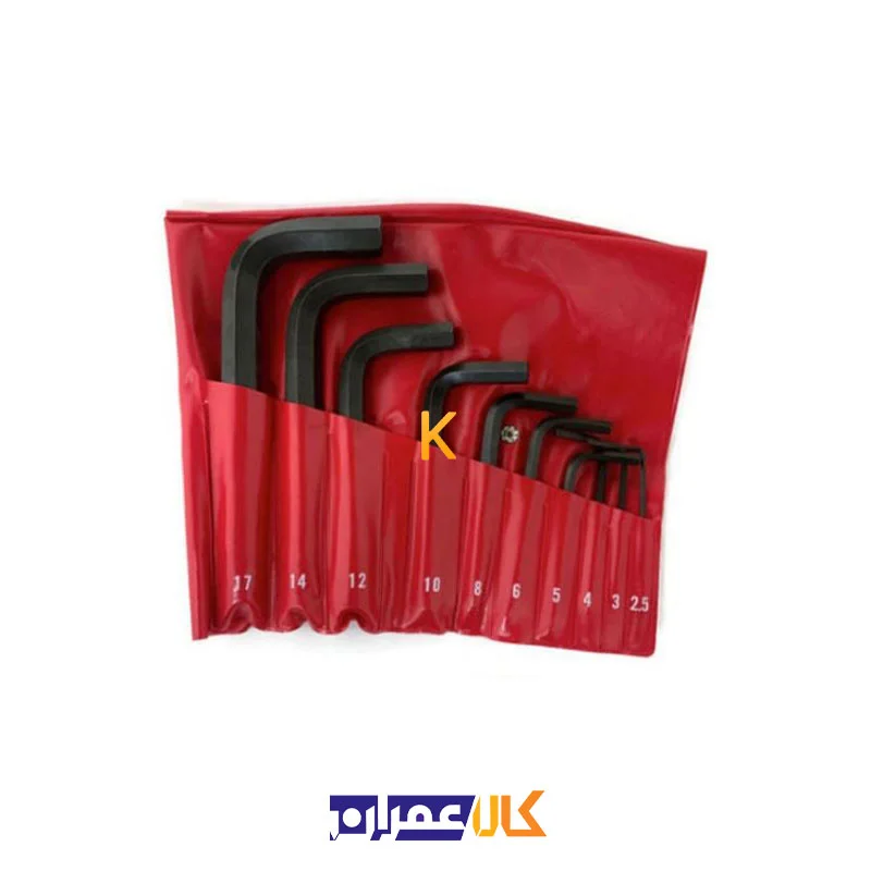 ست آچار آلن کیفی کوتاه مدل 012 ایت