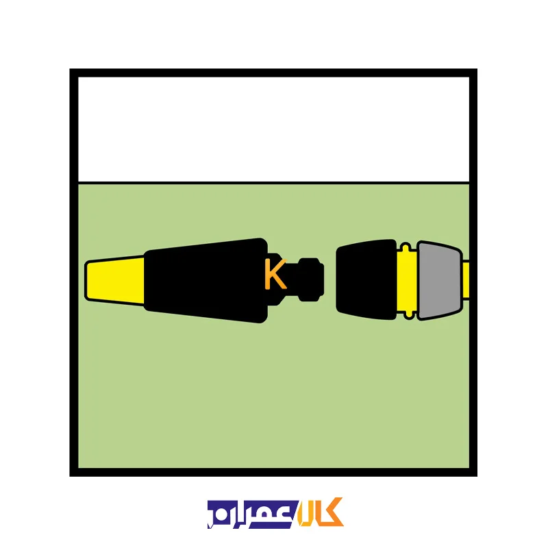 اتصال شلنگ مدل G3.4 همراه با کاهنده G1.2 کارچر