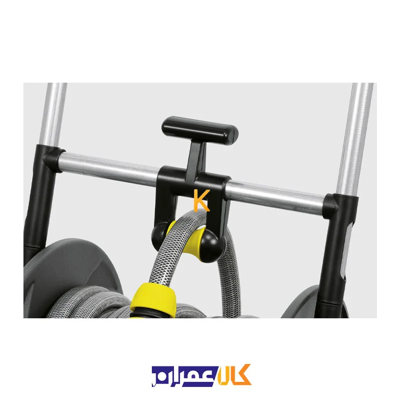 ست قرقره شلنگ سيار به همراه تفنگى و كانكتور و شلنگ مدل KIT M 80HT کارچر