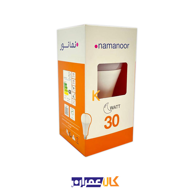 لامپ حبابی 30 وات نمانور