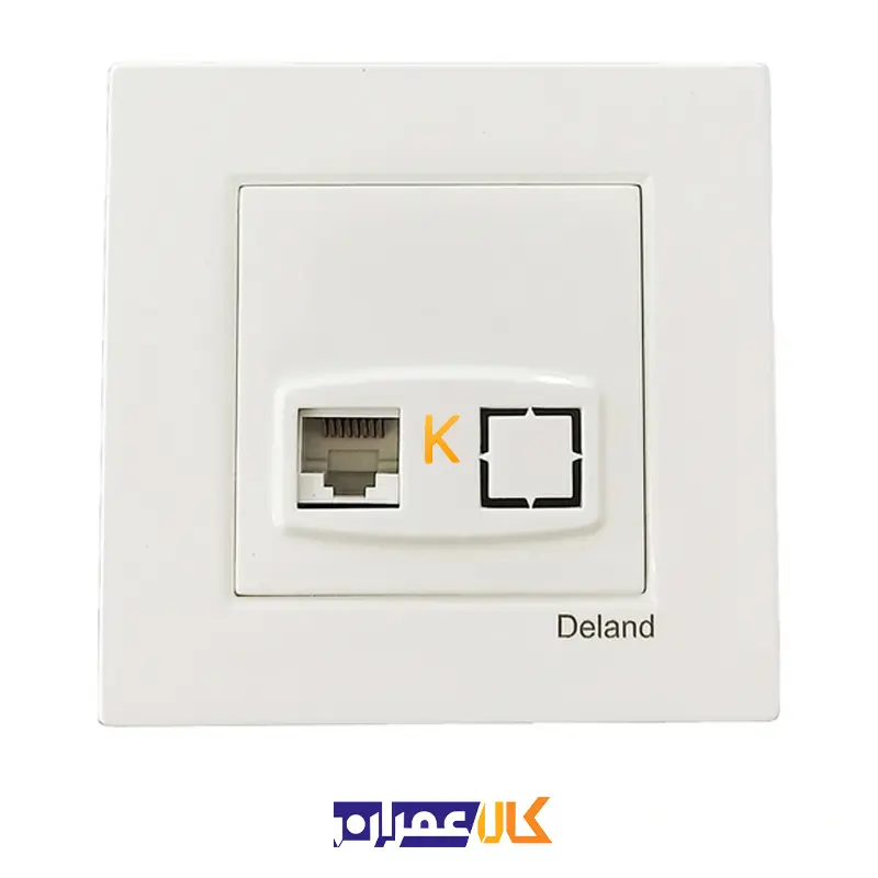 پریز سوکت شبکه مدل آسا دلند