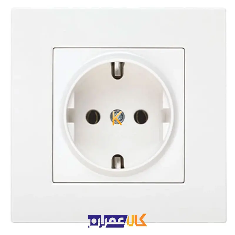 پریز برق ارت دار مدل آسا دلند